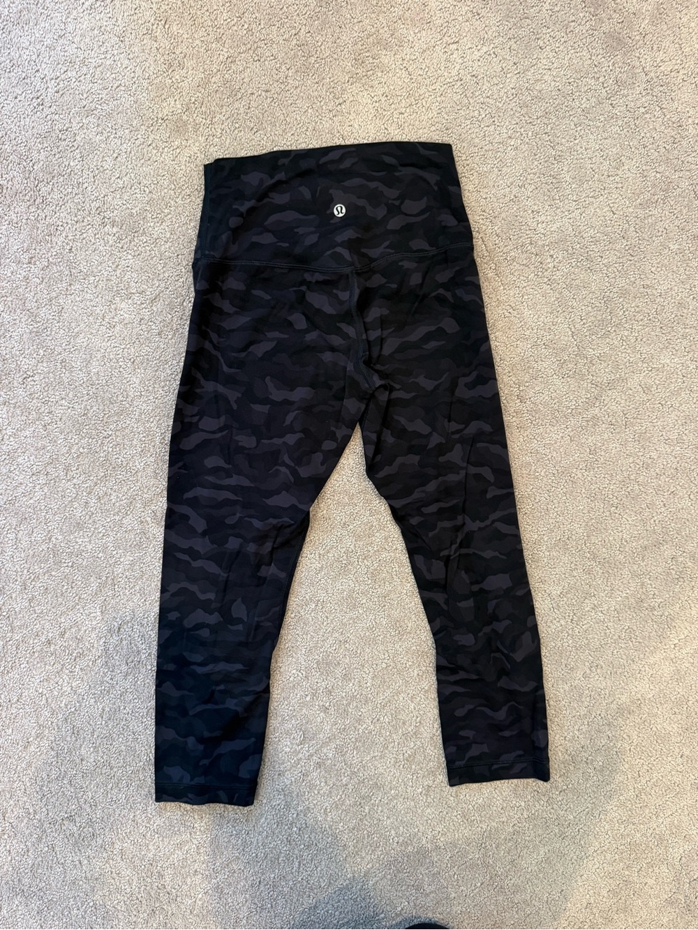 lululemon athletica Black Camo High-Waist Leggings